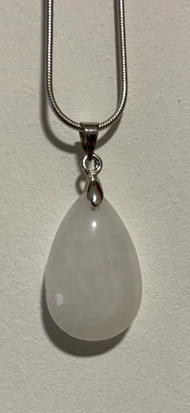 Vuorikristalli pisara riipus