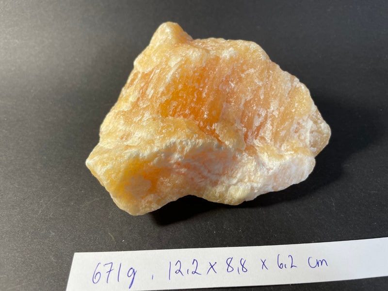 Oranssi Kalsiitti raaka Aurinkorumpu