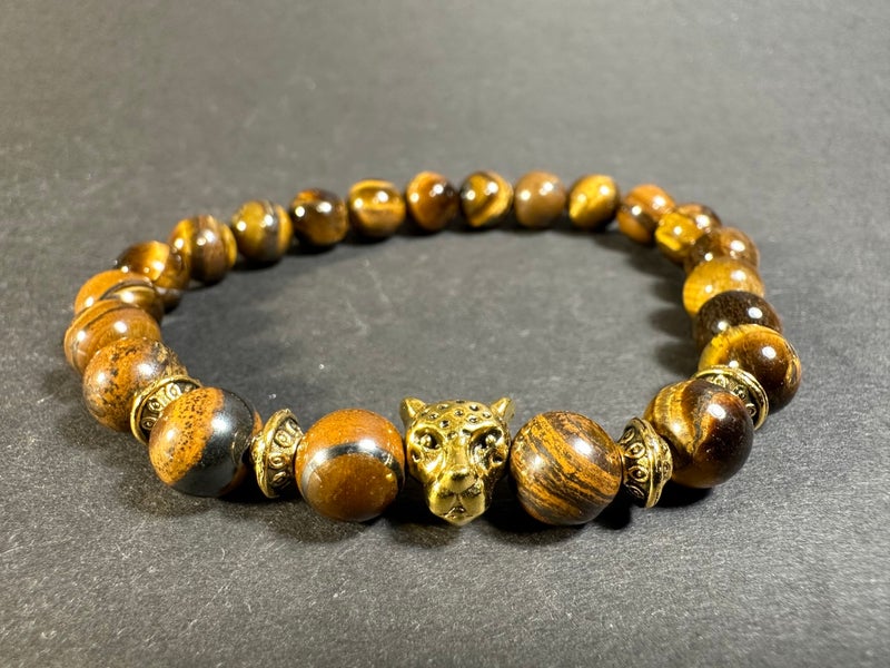 Tiikerinsilm&auml; - Tiikerinp&auml;&auml; rannekoru 19/8mm