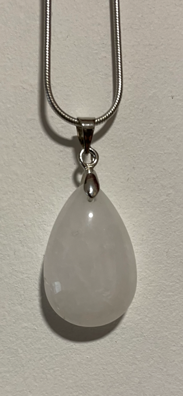 Vuorikristalli pisara riipus